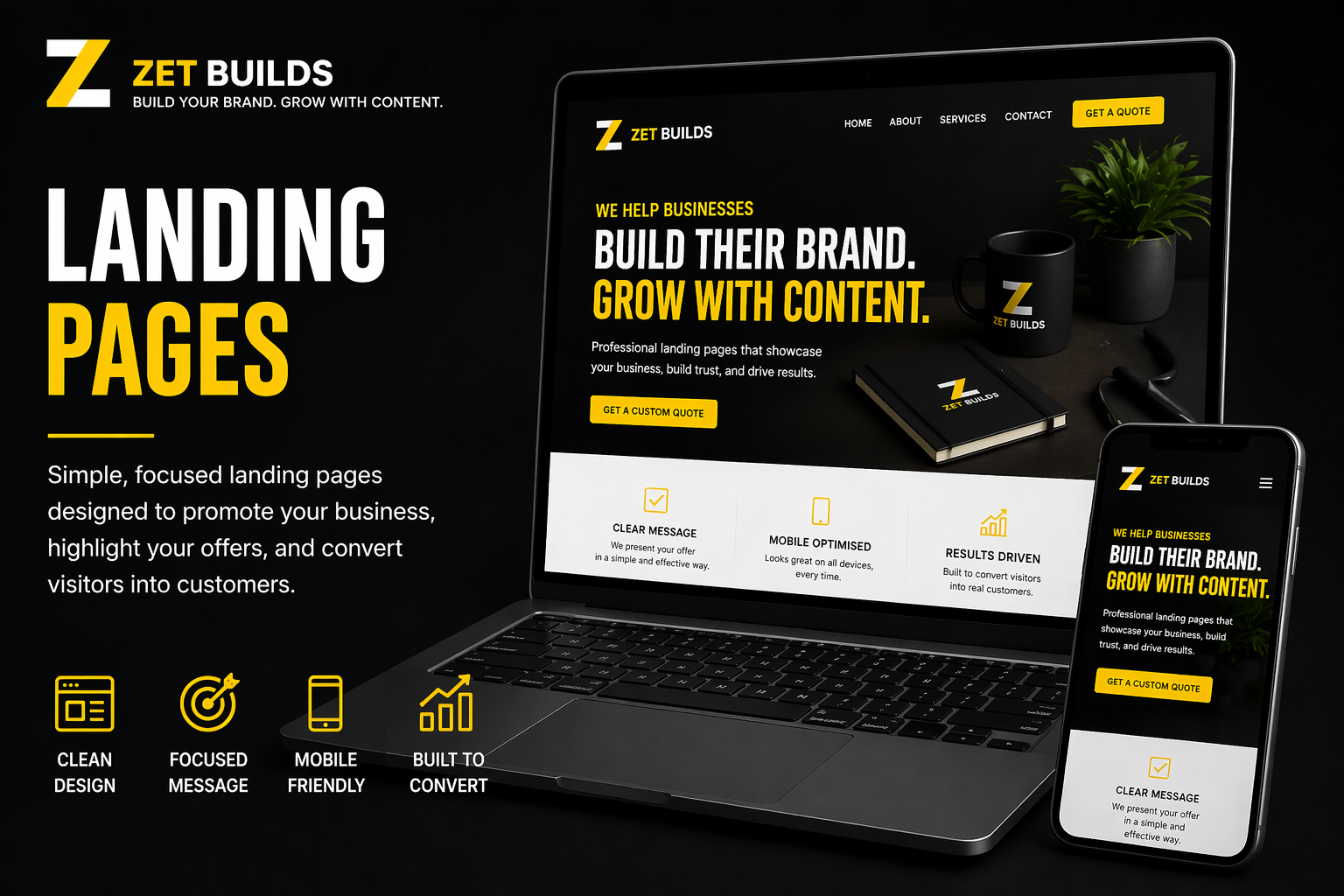 Landing page